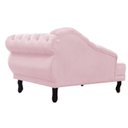 Ver imagem 5 de Divã Recamier Larissa Suede 150cm Lado Esquerdo + Brinde