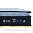 Ver mais imagens de Conjunto Cama Box King Dakota Preto 193x203x57 Espuma D33