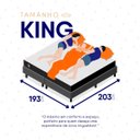 Ver imagem 6 de Conjunto Cama Box King Dakota Preto 193x203x57 Espuma D33