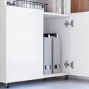 Ver imagem 5 de Armário com Escrivaninha Retrátil 69,4cm Duo Branco