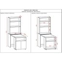 Ver imagem 3 de Armário de Escritório com Mesa Embutida Duo