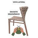 Ver imagem 7 de Cadeira Area Estonada Externa Sofia Marron