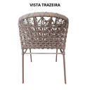 Ver imagem 3 de Cadeira Area Estonada Externa Sofia Marron