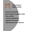 Ver imagem 6 de Cadeira Area Estonada Externa Sofia Marron