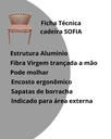 Ver imagem 6 de Cadeira Area Estonada Externa Sofia Marron