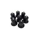 Ver imagem 2 de Kit Pés para Sofá e Moveis em Geral com 4 Unidades Preto com Altura de 50 Mm X 60 Mm