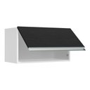 Ver imagem 6 de Armário de Cozinha Aéreo 60 cm 1 Porta Branco/Preto Glamy Madesa