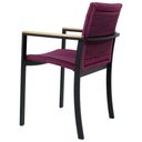 Ver imagem 4 de Conjunto Completo para Jardim e Piscina com Mesa Giratória, Cadeiras em Corda Náutica + Ombrelone Co