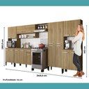 Ver imagem 7 de Armário de Cozinha Compacta Arizona Linea Carraro Carvalho