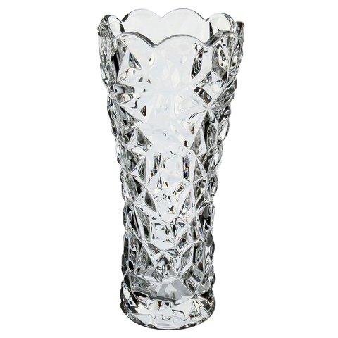 Vaso Decorativo Enfeite Planta Floreiro Vidro 24x11x11cm Transparente