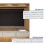 Painel para TV até 80 Polegadas com Nicho e Led Vitória - 10