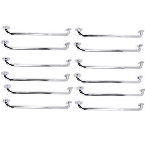 Alça Barra Apoio 70cm Suporte Anti Queda Kit 12 Uni Cadeirante Deficiente Gestante Idoso Banheiro