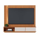 Ver imagem 3 de Painel para Tv até 65 Polegadas 155cmx179cm com Led Detalhe Ripado 2 Portas Egeu