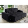 Sofá Londres 200cm Retrátil Reclinável Preto ? Ws - 1