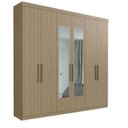 Ver imagem 3 de Guarda-roupa Casal 6 Portas Bélgica com Espelho