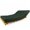 Sofá Cama Casal Futon Tokio Verde Militar Mel - 4