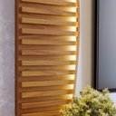 Ver imagem 5 de Painel para Tv até 65 Polegadas 155cmx179cm com Led Detalhe Ripado 2 Portas Egeu