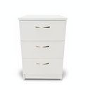 Ver imagem 1 de Gaveteiro 3 Gavetas Mdf com 1 Compartimento Secreto, Gaveta Secreta, Branco