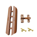 Ver imagem 1 de 1 Puxador de Porta Sanfonada + 1 Trinco Bcf Imbuia