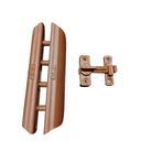 Ver imagem 5 de 1 Puxador de Porta Sanfonada + 1 Trinco Bcf Imbuia