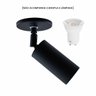 Mini Spot Usinado Preto S/ Canopla P/ Gu10 Mr11 Technoline St3164 - 6