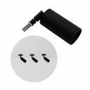 Ver imagem 1 de Mini Spot Usinado Preto S/ Canopla P/ Gu10 Mr11 Technoline St3164