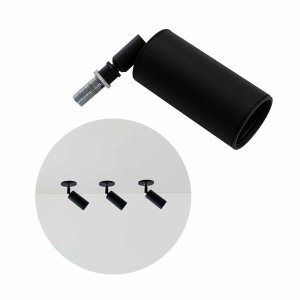 Mini Spot Usinado Preto S/ Canopla P/ Gu10 Mr11 Technoline St3164