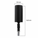 Ver imagem 2 de Mini Spot Usinado Preto S/ Canopla P/ Gu10 Mr11 Technoline St3164