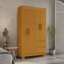 Ver imagem 2 de Guarda Roupa Solteiro 4 Portas 2 Gavetas Maya Acp Móveis Cinamomo
