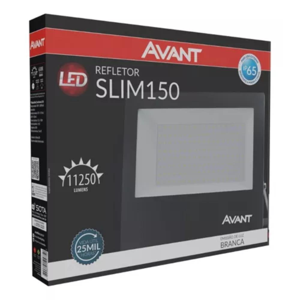 Refletor Led 150w Slim Br Bivolt 6500k - Avant - 2