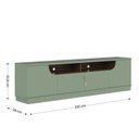 Ver imagem 3 de Rack para TV até 75 Polegadas Santorini 200cm