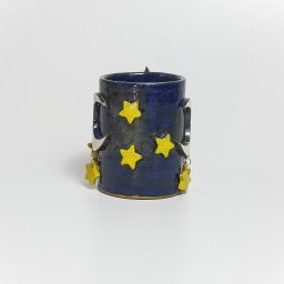 Caneca Lua com Aplicação de Pintenges - 2