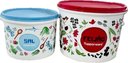 Ver imagem 3 de Tupperware Kit 2 Peças Porta Feijão e Sal Floral