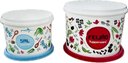 Ver imagem 2 de Tupperware Kit 2 Peças Porta Feijão e Sal Floral