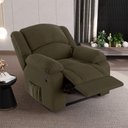 Ver imagem 7 de Poltrona do Papai Reclinável Melim Elétrica Led Massagem Veludo Capuccino Fh1