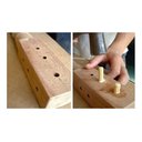 Ver imagem 2 de Cavilha de Madeira para Móveis 8x30 1 Pacote C/600 Cavilhas