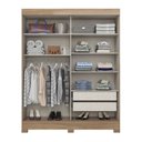 Ver imagem 7 de Guarda-roupa Solteiro 2 Portas de Correr 2 Gavetas B353