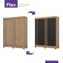 Ver imagem 3 de Guarda-roupa Solteiro 2 Portas de Correr 2 Gavetas B353