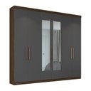 Ver imagem 3 de Guarda-roupa Casal 6 Portas Bélgica com Espelho