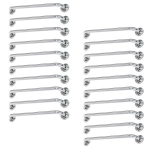 Alça de Apoio Inox Barra 80cm Kit 20 Unidades Idoso Deficiente Acessibilidade Quarto Banheiro Resist