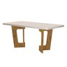 Mesa de Jantar 6 Lugares Retangular 180cm Tampo Vidro/MDF de 4cm Liz - 9
