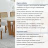 Mesa de Jantar 6 Lugares Retangular 180cm Tampo Vidro/MDF de 4cm Liz - 8