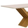 Mesa de Jantar 6 Lugares Retangular 180cm Tampo Vidro/MDF de 4cm Aurora - 9