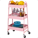 Ver imagem 2 de Carrinho Organizador Multiuso 3 Prateleiras Metal Rodinhas