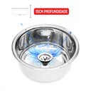 Ver imagem 4 de 1 Pç - Aço Resistente Corrosão Cuba Reservatório de Aço Inox