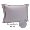 Ver imagem 5 de Jogo 4 Fronhas Travesseiro Cinza 50x70cm Brisa Lyor 200 Fios