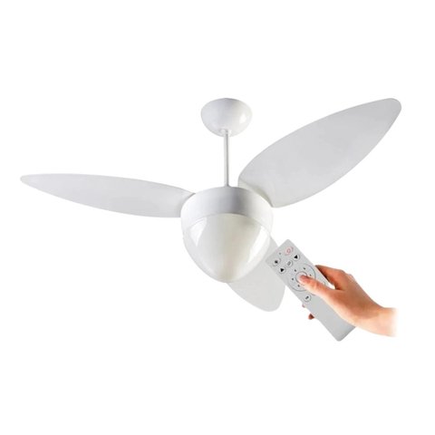 Ventilador de Teto Ares Inverter com Controle Remoto, 6 Velocidades Bivolt Ventisol Branco