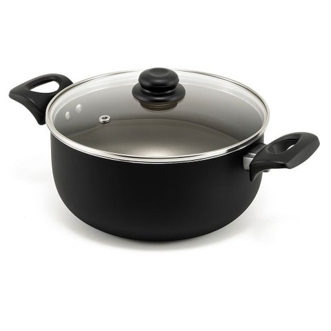 Cacarola Antiaderente Avulsa N16 com Tampa de Vidro