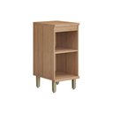 Ver imagem 4 de Gabinete Cozinha Modulado Balcão Bless 1 Porta 40cm Jequitiba/Off White Linea