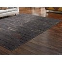 Ver imagem 4 de Tapete Sala Turco 2,50 X 3,00 Soft Pincelado Cinza Colorido Qaza